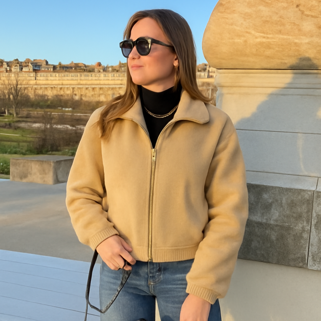 Fashion Winter Jacket Sexy Blouse Casual Long-sleeved