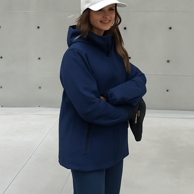 Waterproof Winter Jacket Simple All-match Casual Solid