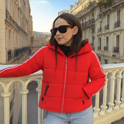 Short Winter Jacket Women Down Cotton