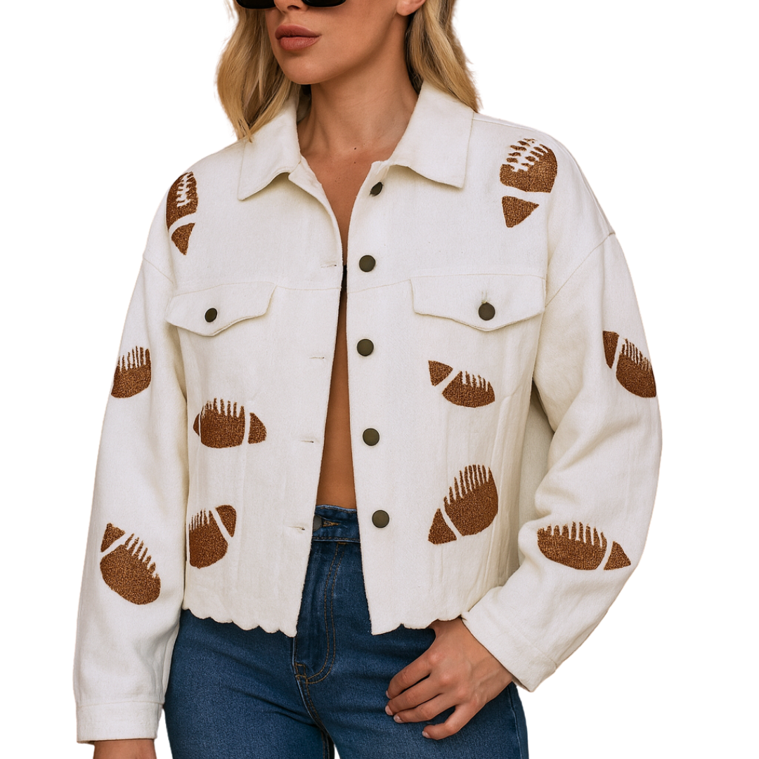 Fashion Winter Jacket Women Print baseball