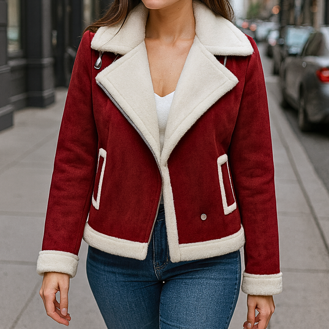 Fashion Winter Jacket Polo Collar casual