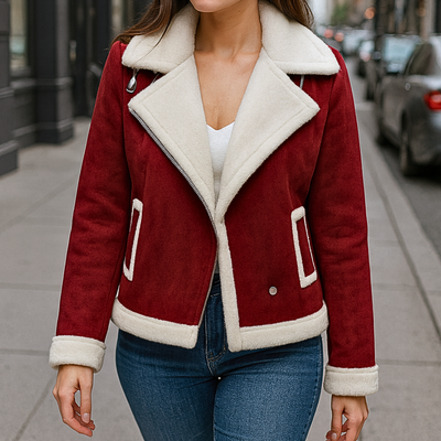 Fashion Winter Jacket Polo Collar casual