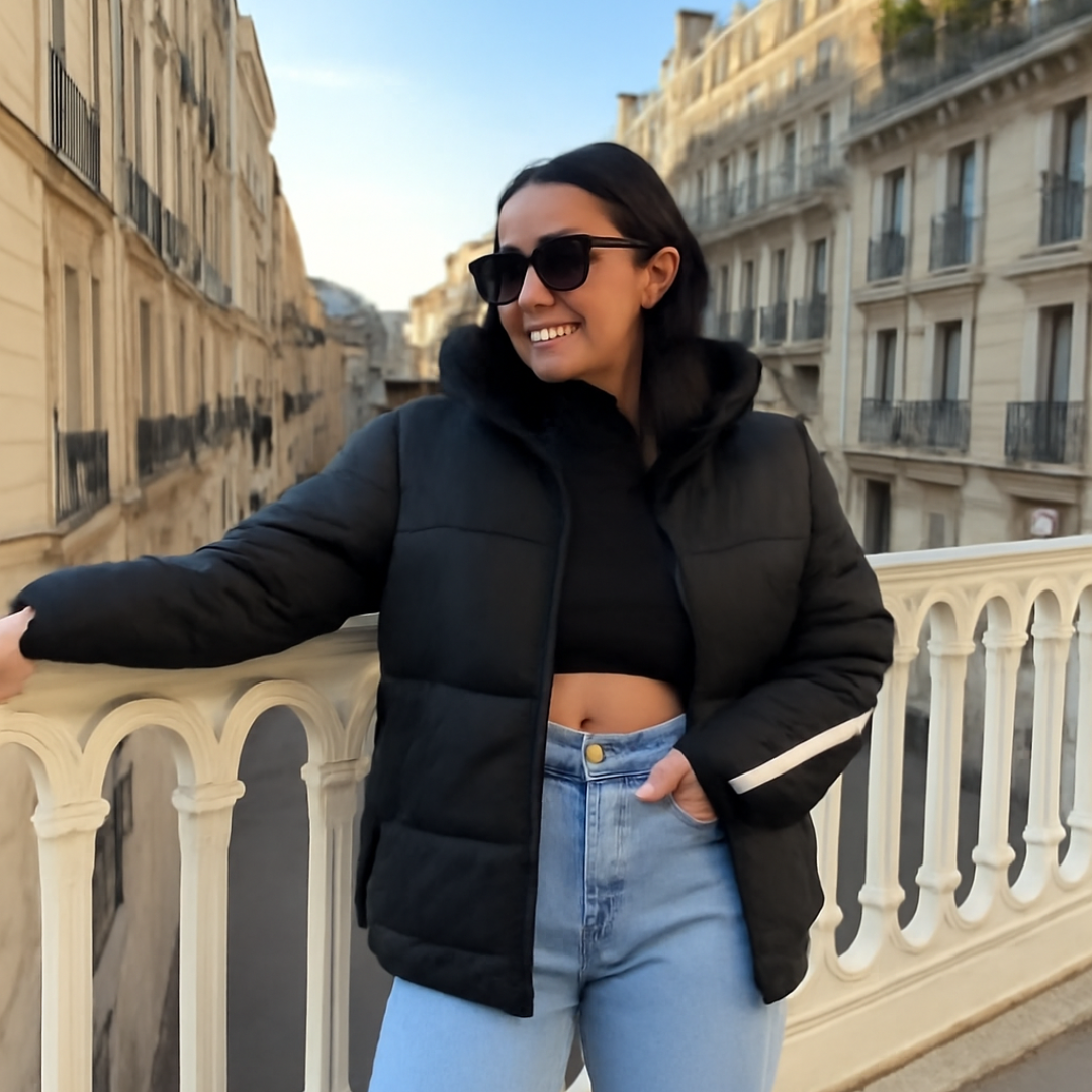 Short Winter Jacket Women Down Cotton