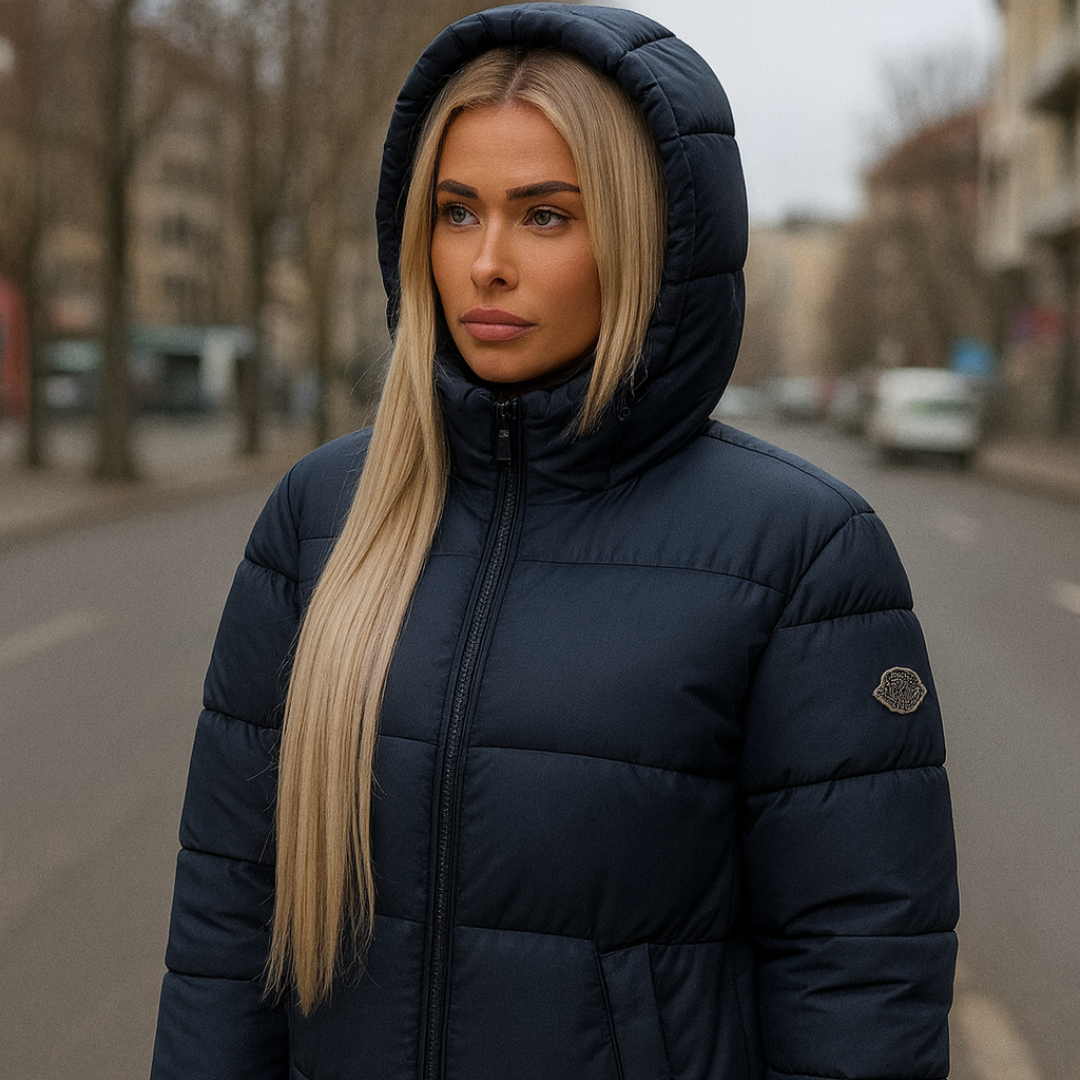 Winter Jacket black Gold Down Couple Style