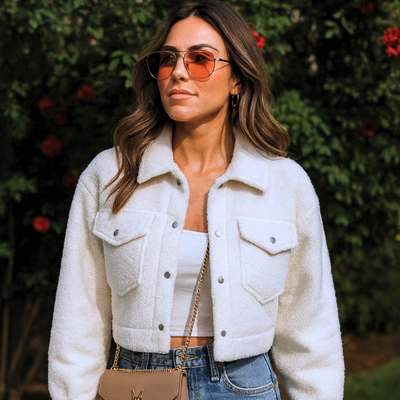 Fashion Winter Jacket Women Lamb Wool Warm