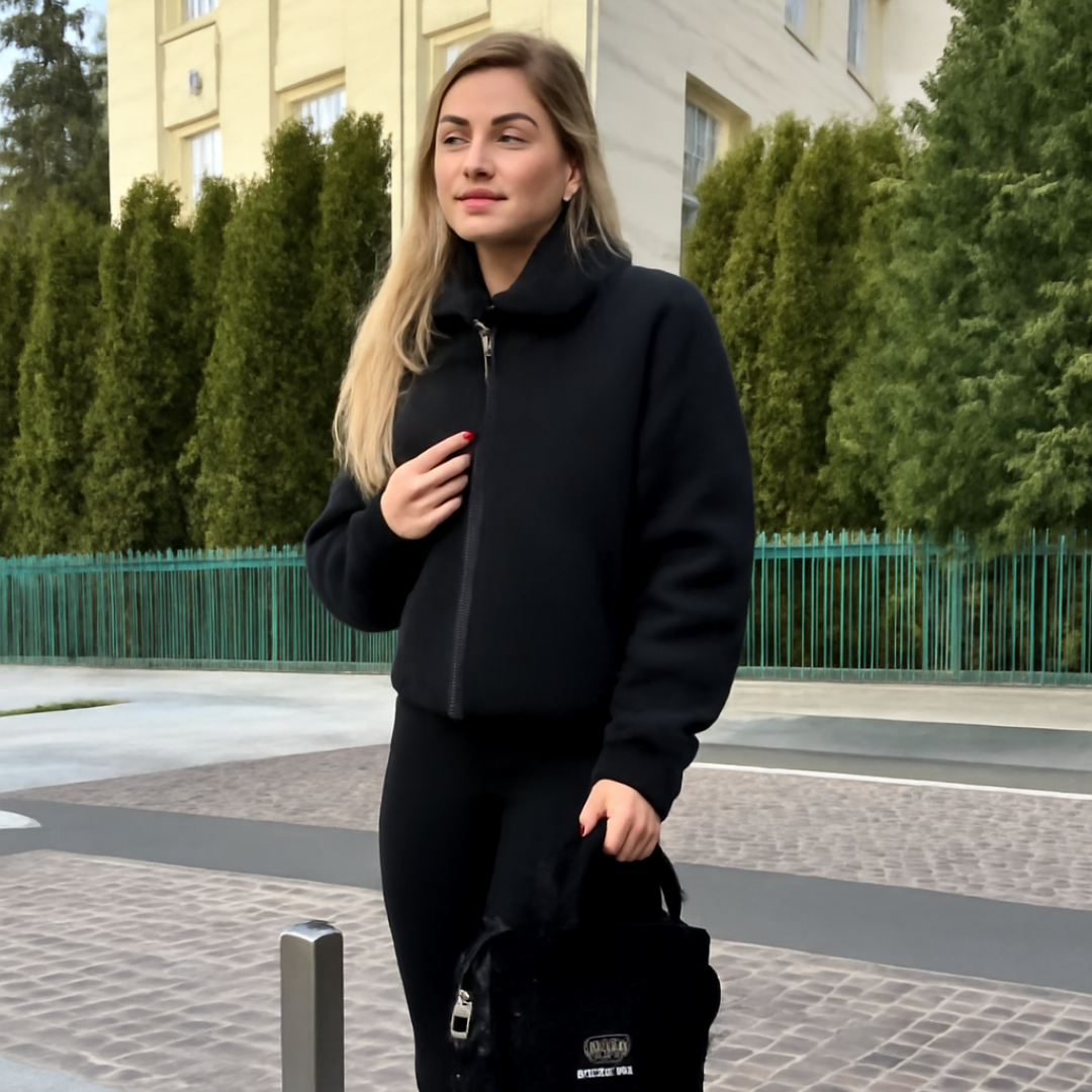 Fashion Winter Jacket Cardigan with Pockets