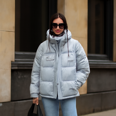 Short Winter Jacket Lightweight Waterproof