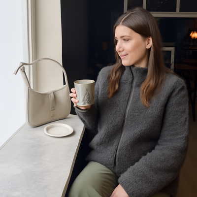 Fashion Winter Jacket Cardigan with Pockets