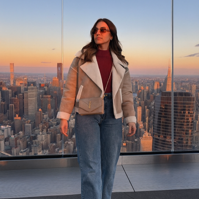 Fashion Winter Jacket Polo Collar casual