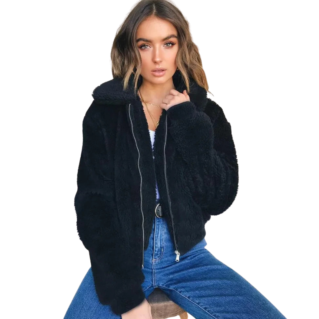 Wool WInter Jacket Lamb For Women