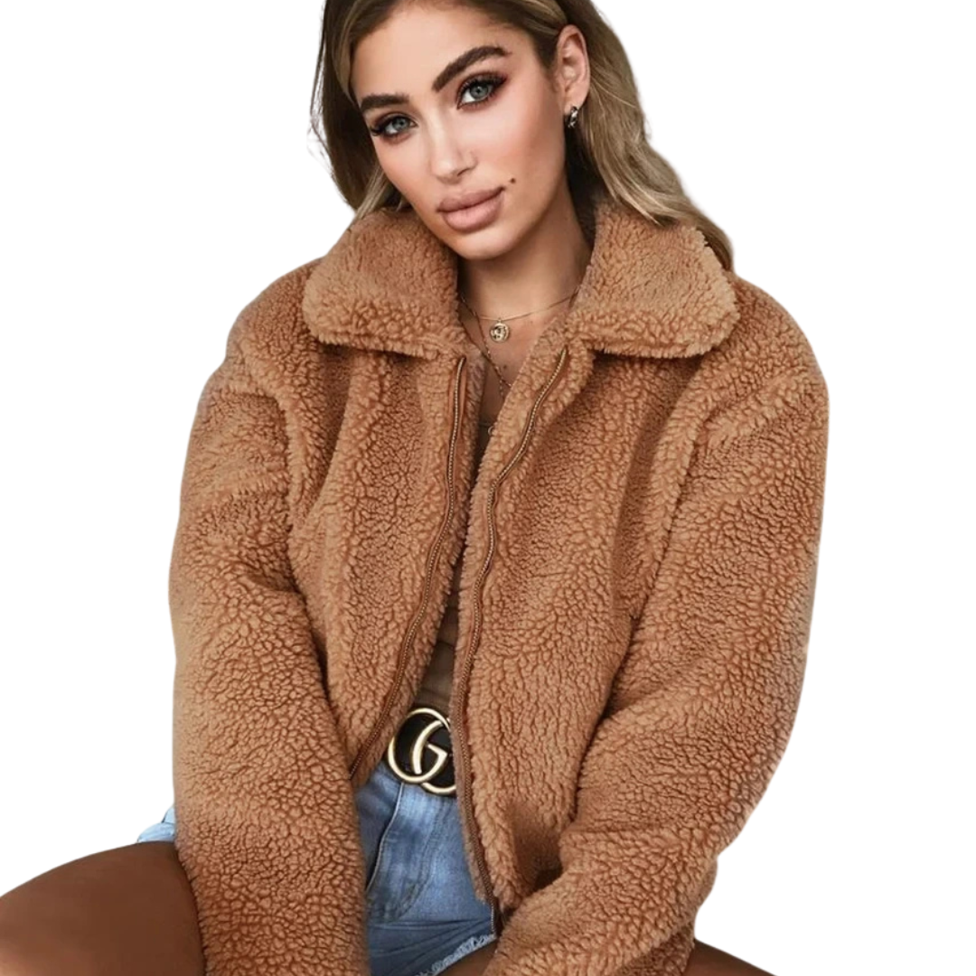 Wool WInter Jacket Lamb For Women