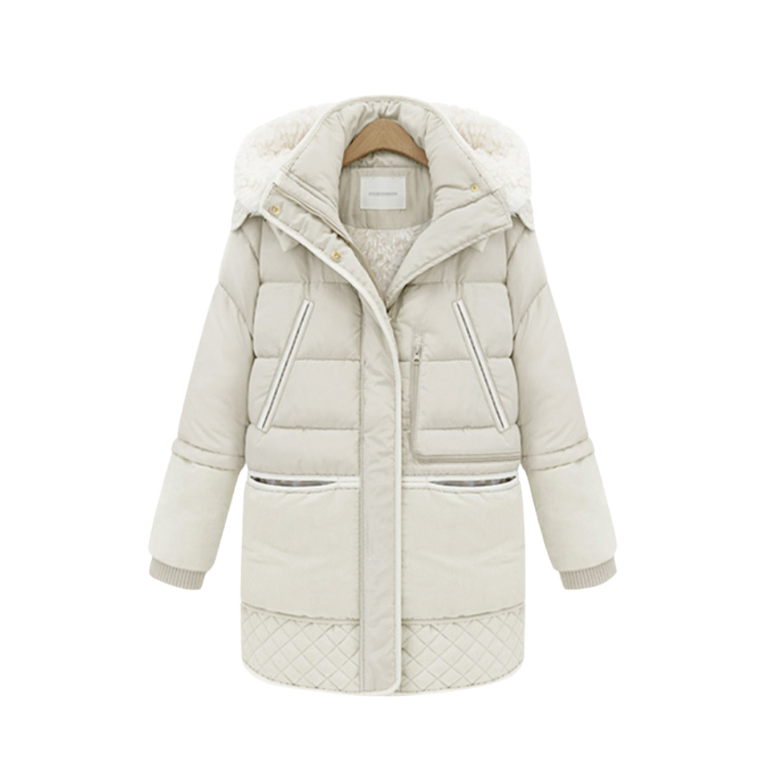 Wool Winter Jacket Ladies Korean Chic Lamb