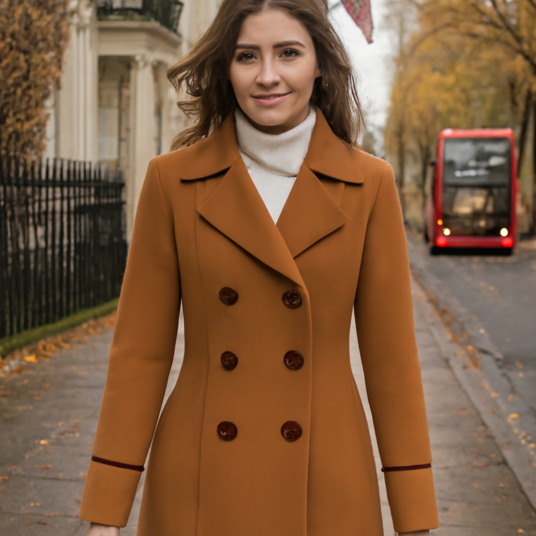 Wool Winter Jacket Silhouette Autumn