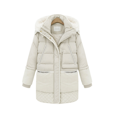 Wool Winter Jacket Ladies Korean Chic Lamb