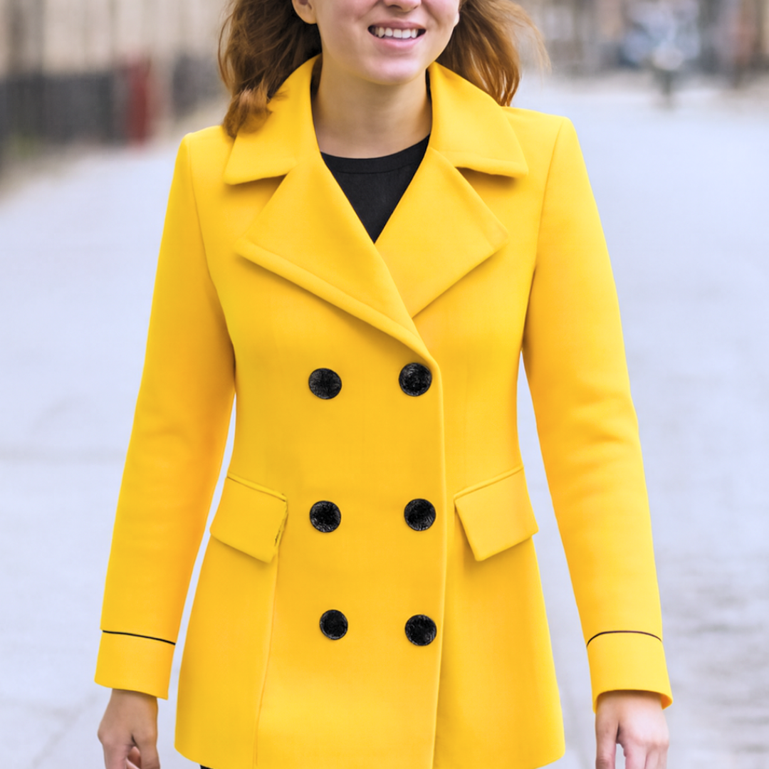 Wool Winter Jacket Silhouette Autumn