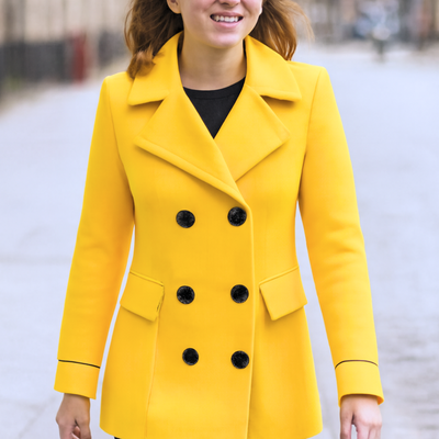 Wool Winter Jacket Silhouette Autumn