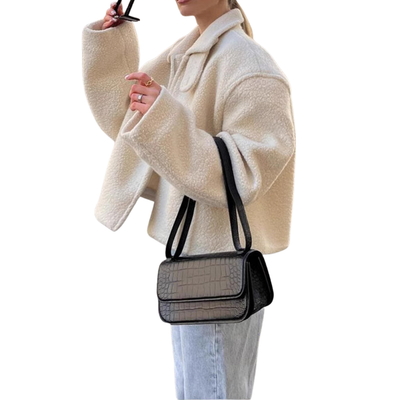 Wool Winter Jacket Lamb Short Warm Thickened Autumn