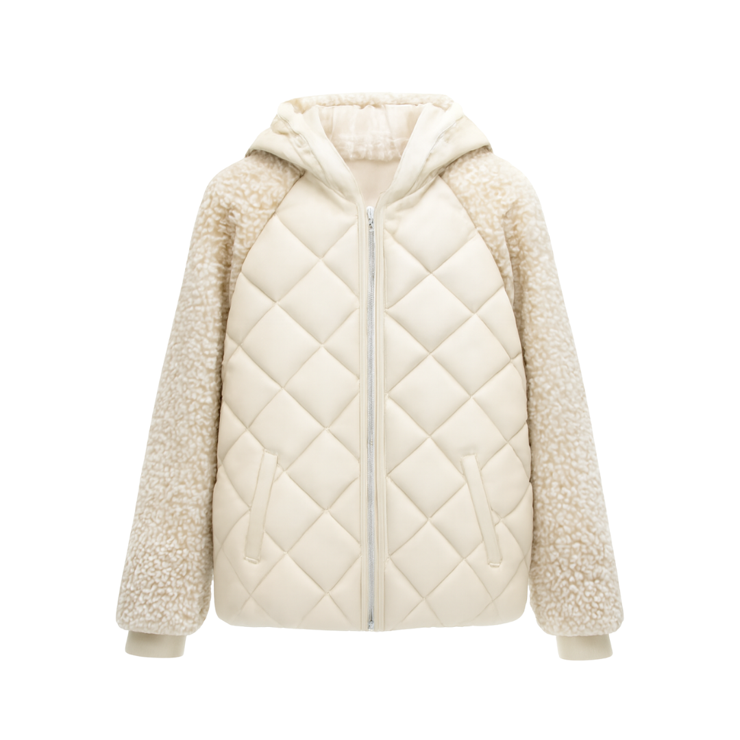 Wool Winter Jacket Loose Lamb Cotton