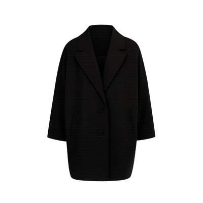 Wool Winter Jacket Plus size Long Warm Elegant Vintage