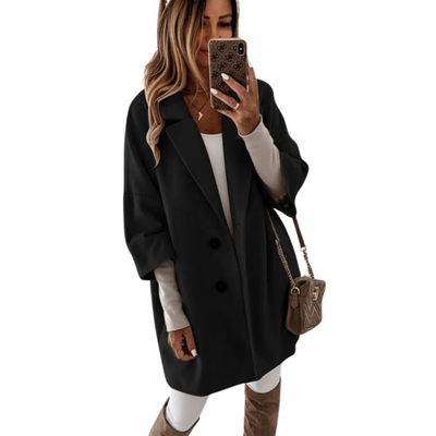 Wool Winter Jacket Plus size Long Warm Elegant Vintage