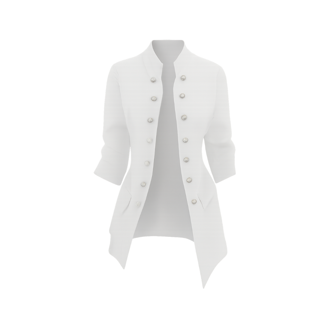 Fashion Winter Jacket Stand Collar double breasted cardigan