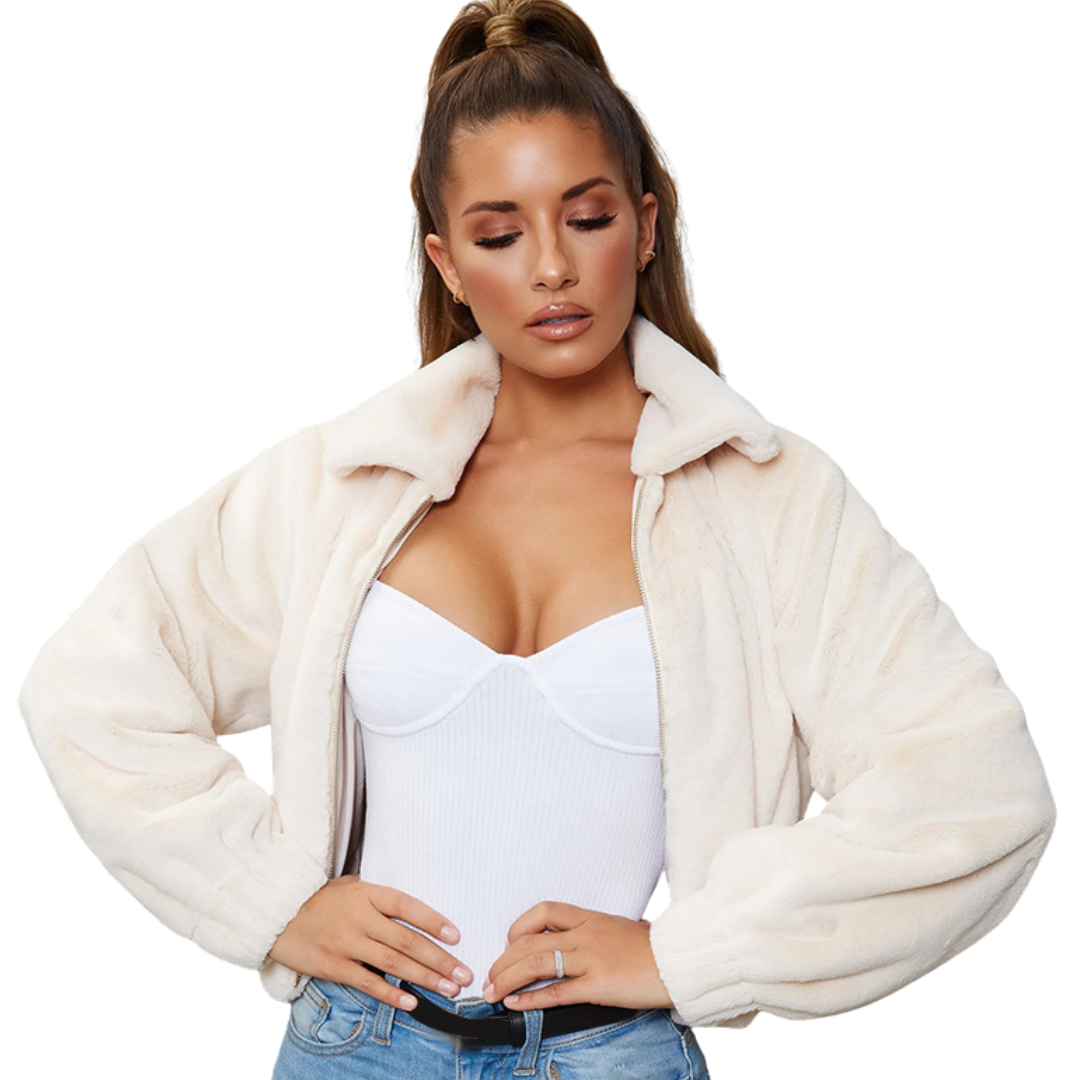 Fashion Winter Jacket Sexy Blouse Casual Long-sleeved