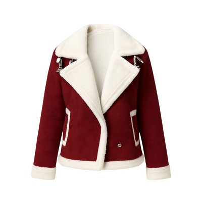 Fashion Winter Jacket Polo Collar casual